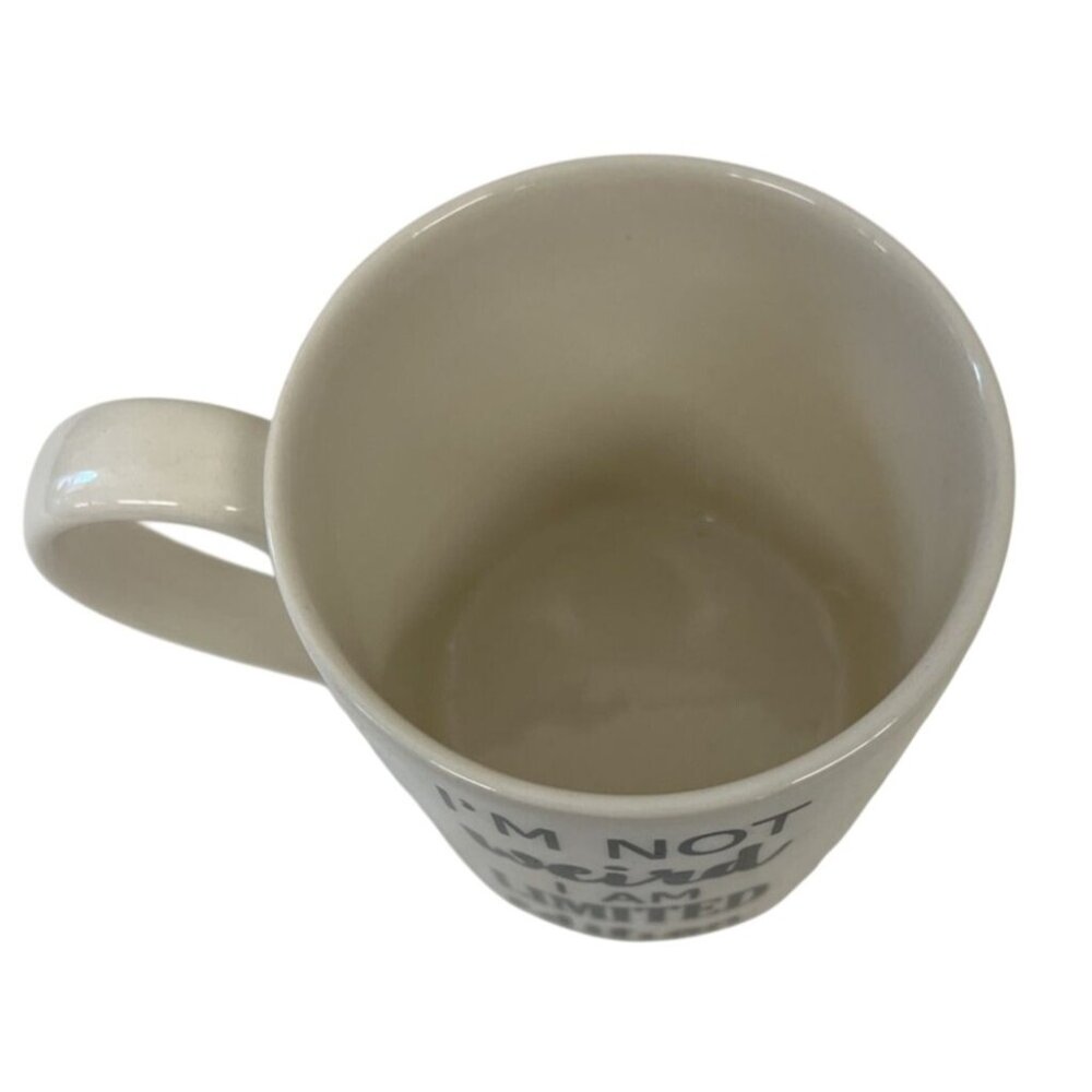 Royal Stafford Ceramic Mug Im Not Weird I Am Limited Edition White/Black - Picture 2 of 6